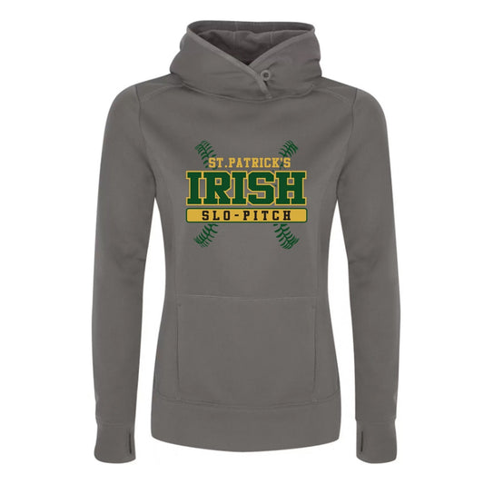 St Pats Slo-Pitch Ladies' Game Day Fleece Hooded Sweatshirt