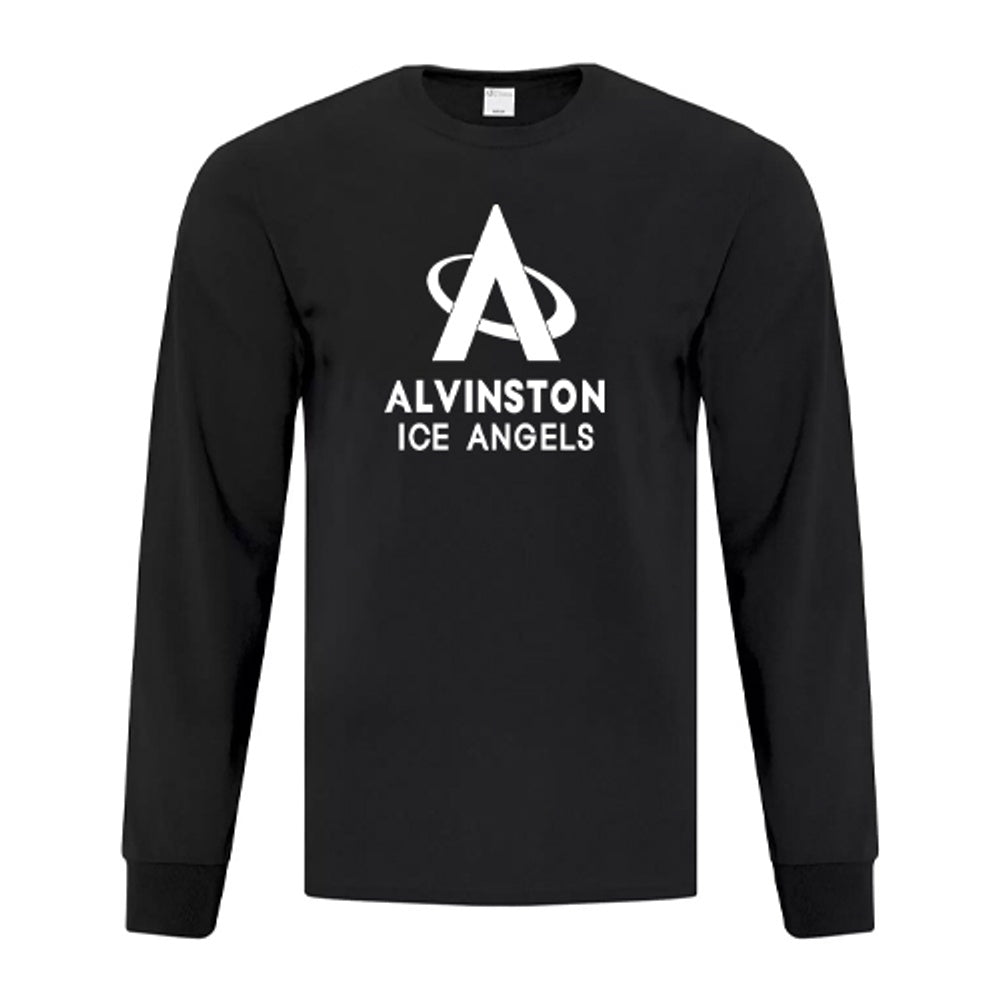 Alvinston Ice Angels Adult Everyday Cotton Long Sleeve T-Shirt