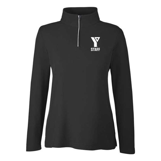 YMCA Ladies' Fusion ChromaSoft™ Pique Quarter-Zip Pullover (12 pc)