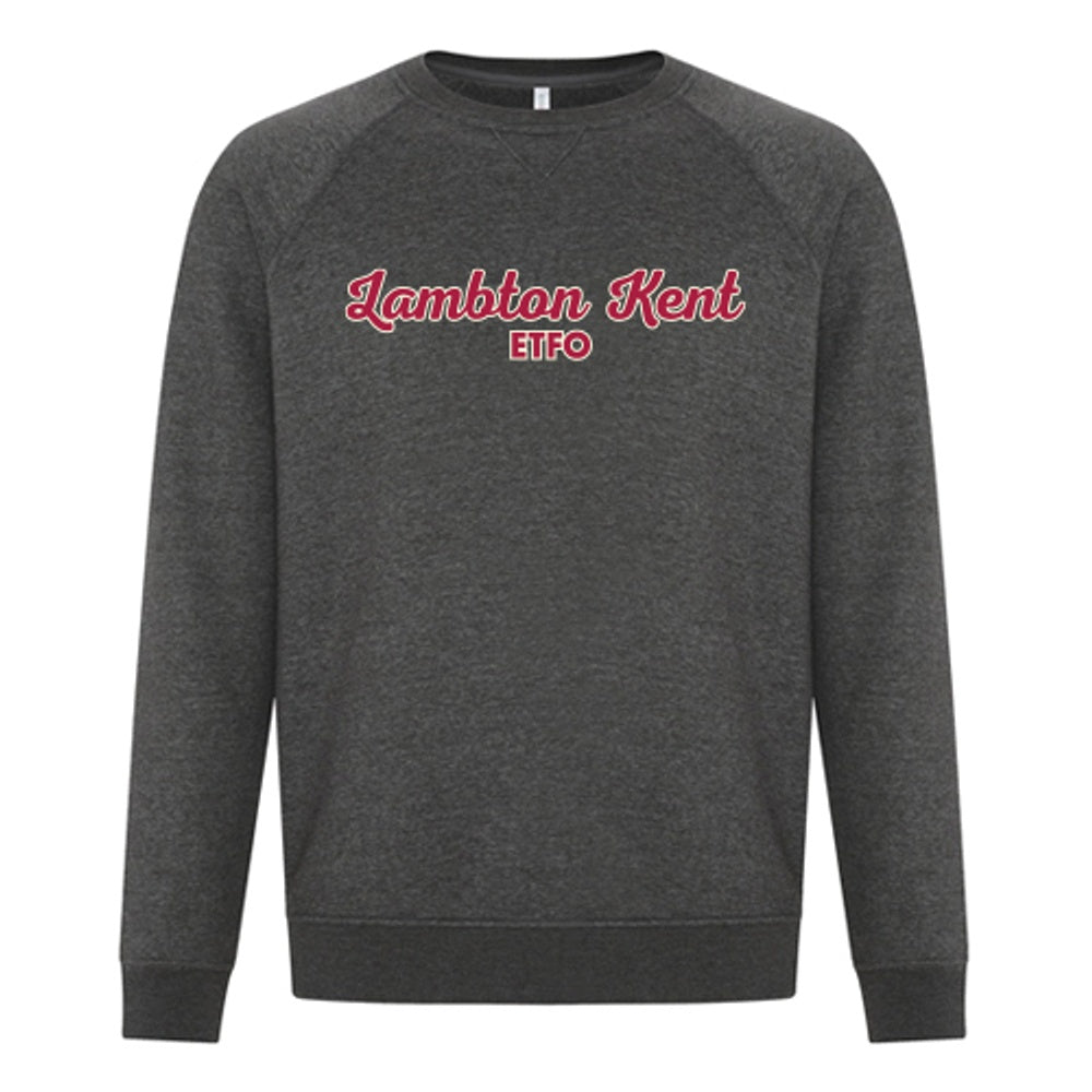 Lambton Kent ETFO Adult Twill Vintage Crewneck Sweatshirt