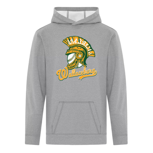 Wallaceburg Minor Baseball Youth Game Day Fleece Hooded Sweatshirt