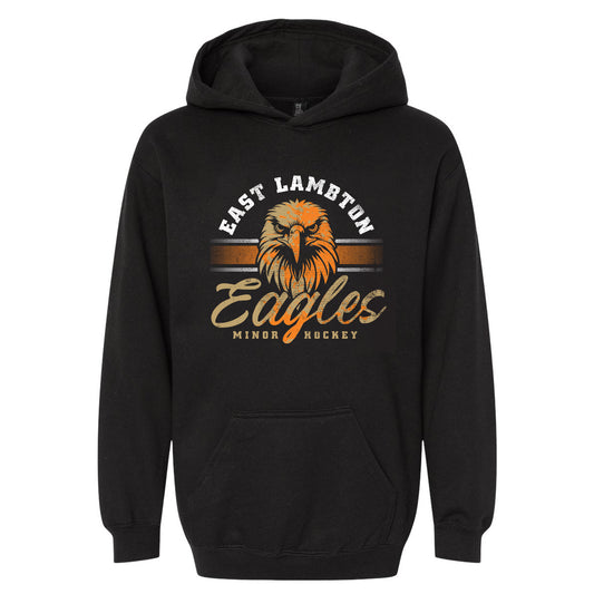 East Lambton Minor Hockey Vintage Eagle Youth Hooded Sweatshirt