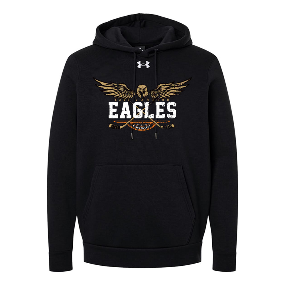 East Lambton Minor Hockey Adult Under Armour Team Icon Fleece Hooded Sweatshirt
