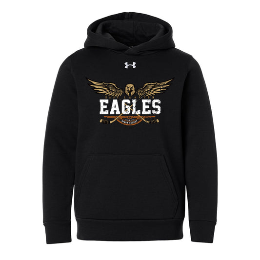 East Lambton Minor Hockey Youth Under Armour Team Icon Fleece Hooded Sweatshirt