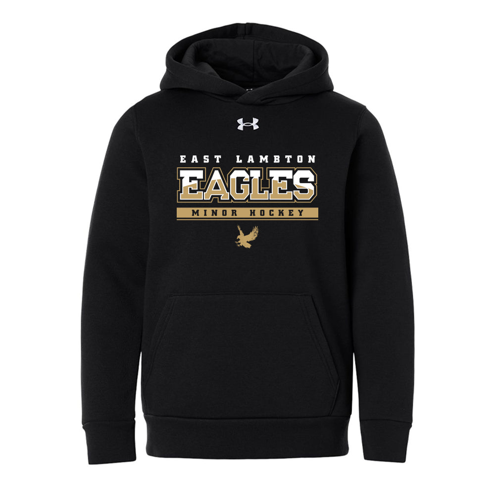 East Lambton Minor Hockey Youth Under Armour Team Icon Fleece Hooded Sweatshirt