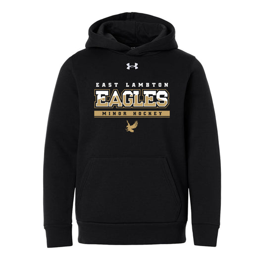 East Lambton Minor Hockey Youth Under Armour Team Icon Fleece Hooded Sweatshirt