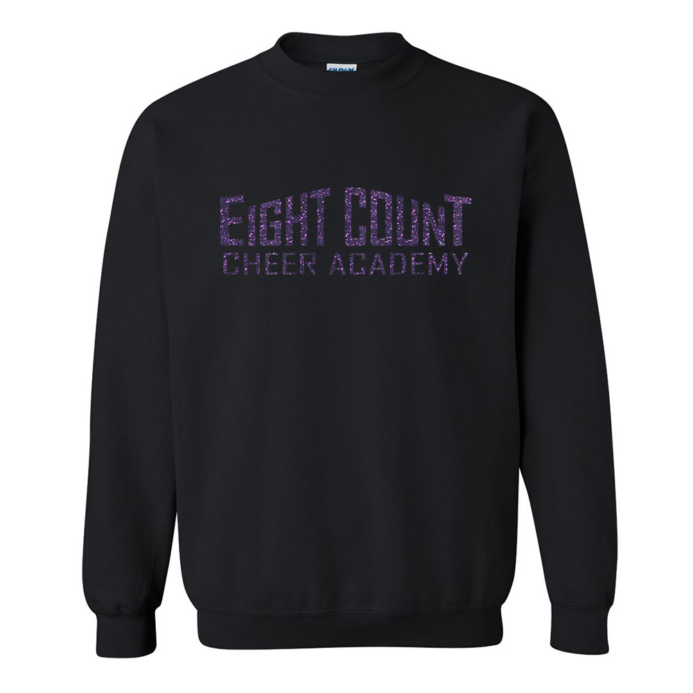 Eight Count Cheer Youth Sparkle Heavy Blend™ Crewneck Sweatshirt