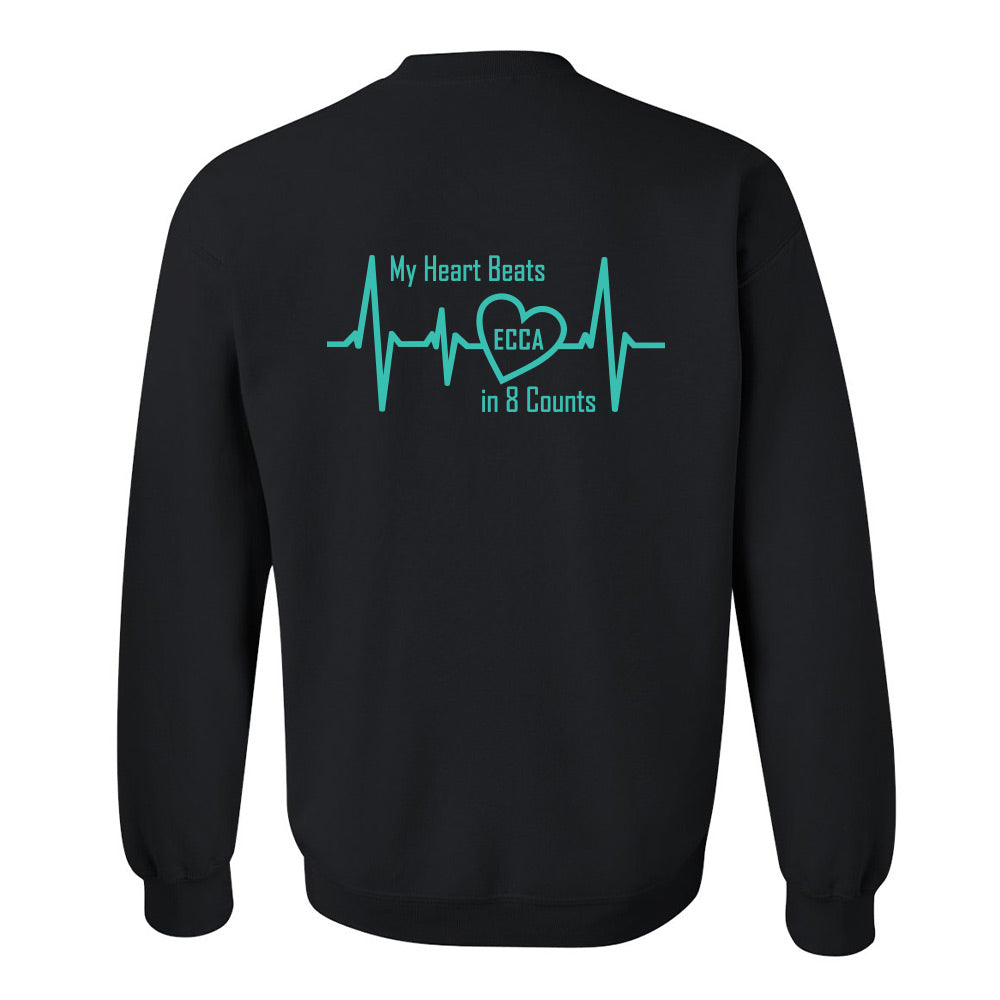Eight Count Cheer Youth Heavy Blend™ Crewneck Sweatshirt