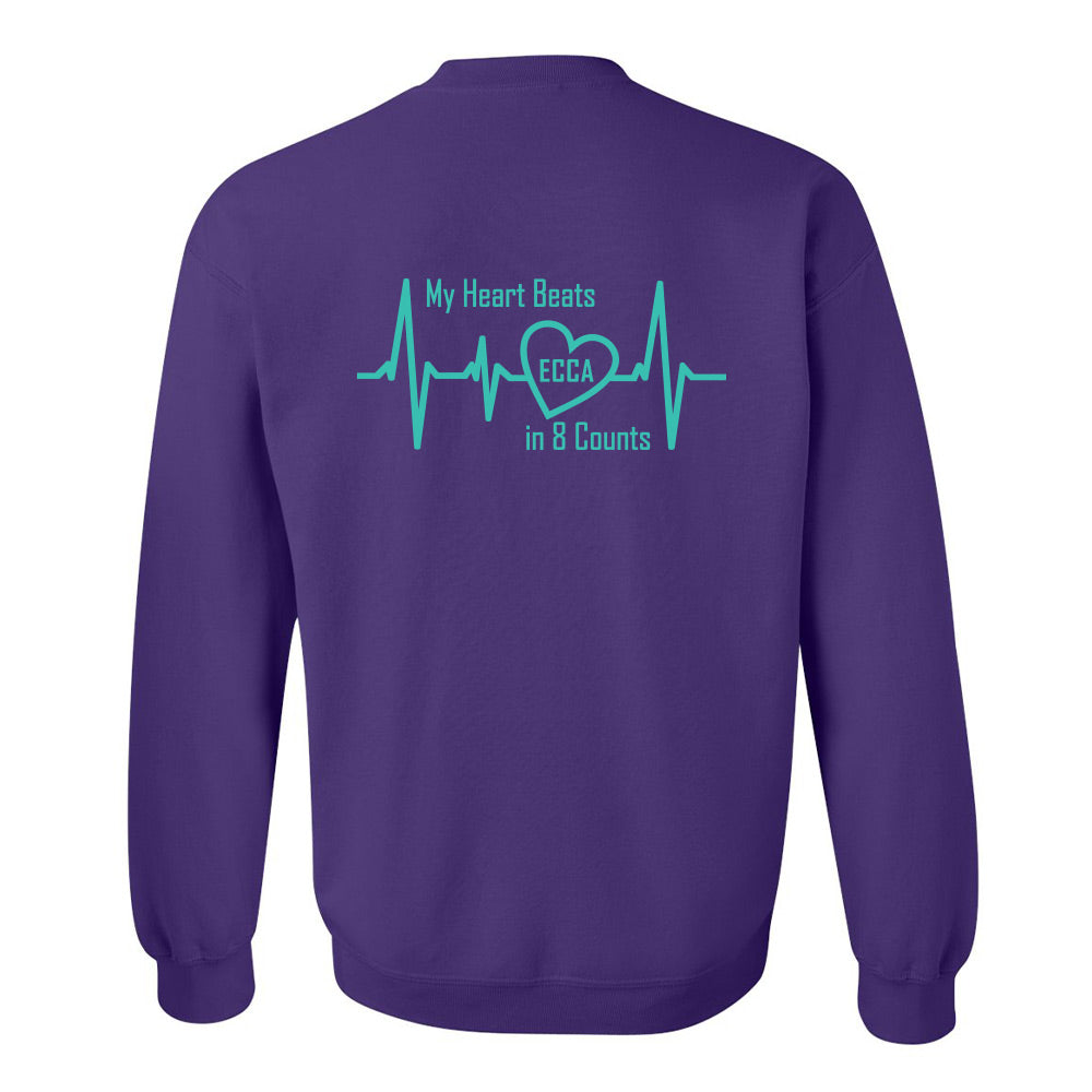 Eight Count Cheer Adult Heavy Blend™ Crewneck Sweatshirt