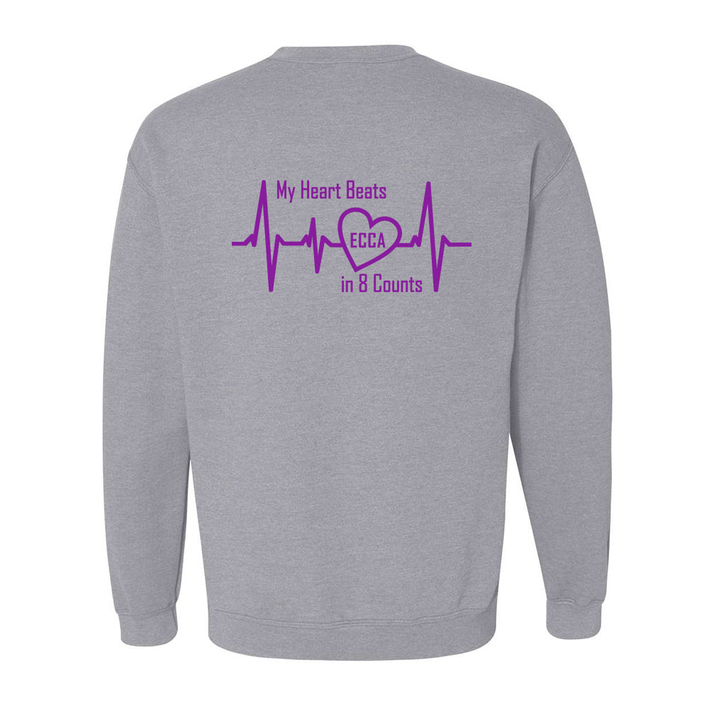 Eight Count Cheer Youth Heavy Blend™ Crewneck Sweatshirt