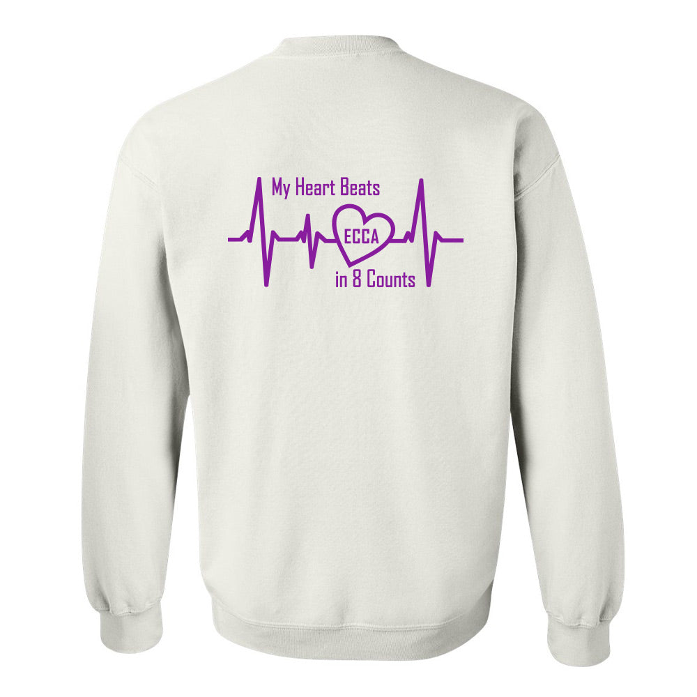 Eight Count Cheer Youth Heavy Blend™ Crewneck Sweatshirt