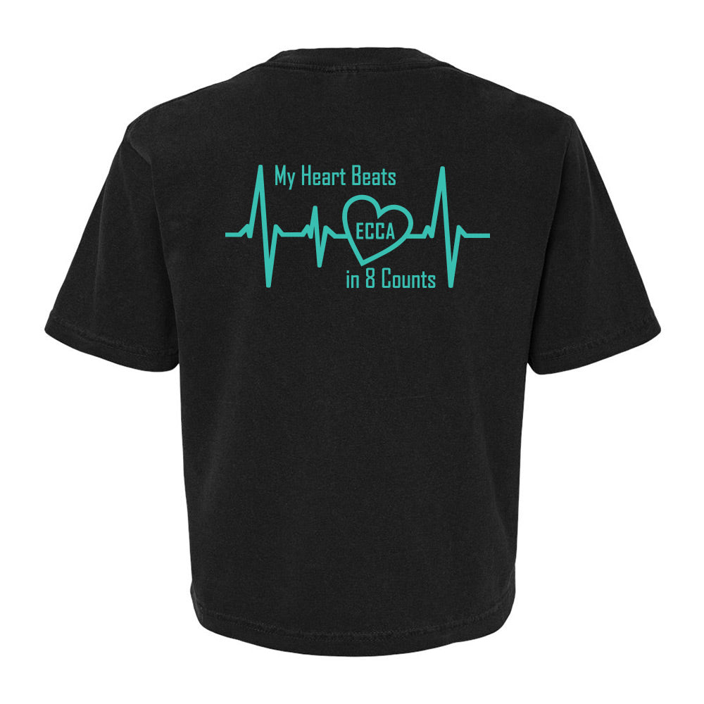 Eight Count Cheer Ladies' Heavyweight Boxy T-Shirt