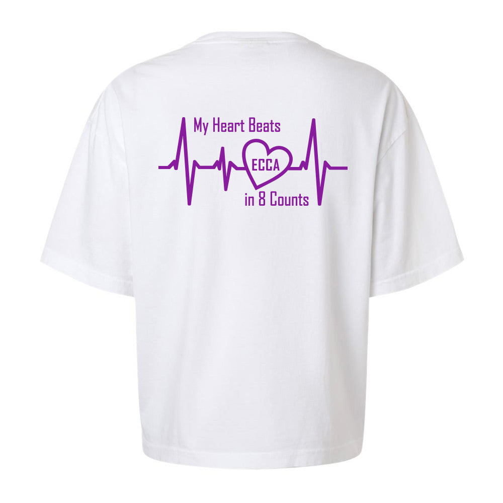 Eight Count Cheer Ladies' Heavyweight Boxy T-Shirt
