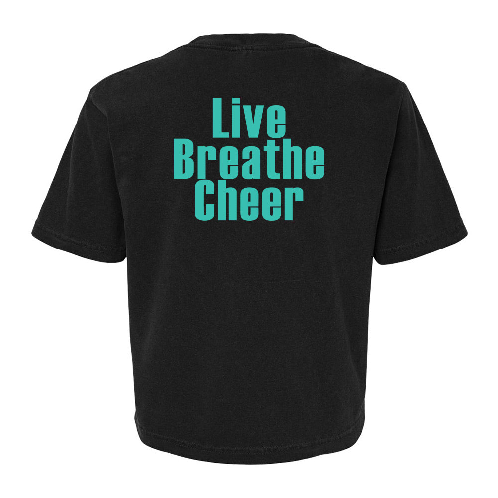 Eight Count Cheer Ladies' Heavyweight Boxy T-Shirt
