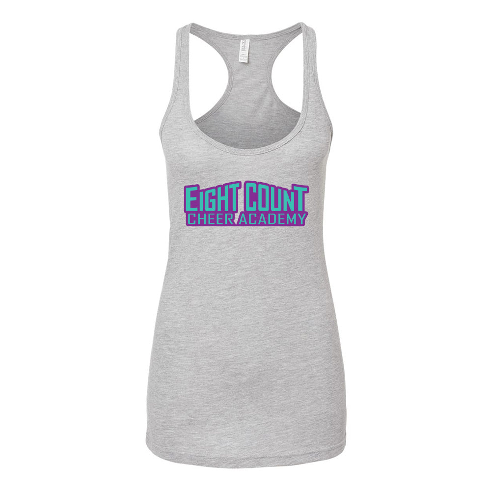 Eight Count Cheer Ladies' Racerback Blend Tank