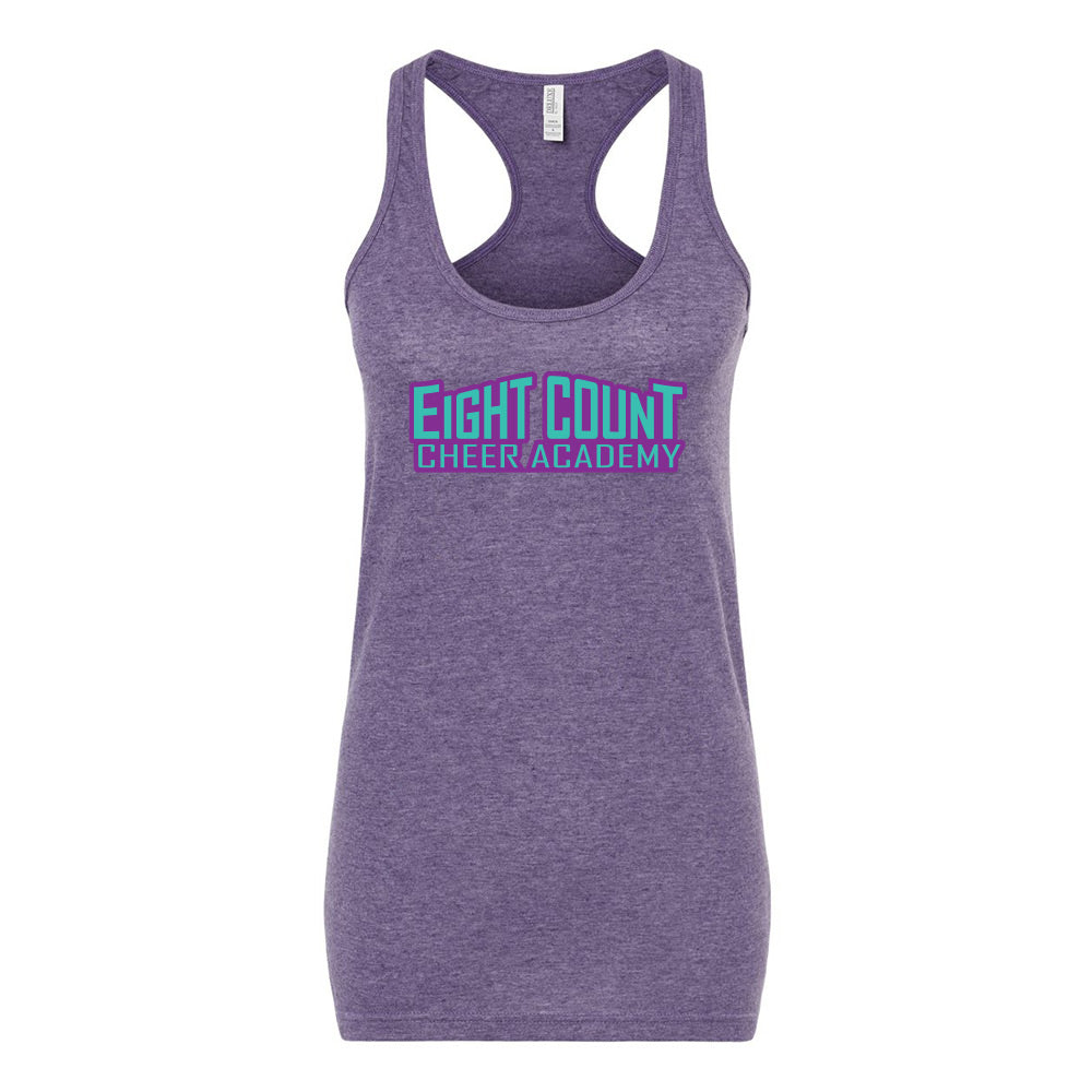 Eight Count Cheer Ladies' Racerback Blend Tank