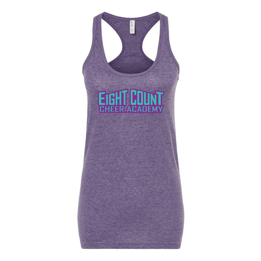 Eight Count Cheer Ladies' Racerback Blend Tank