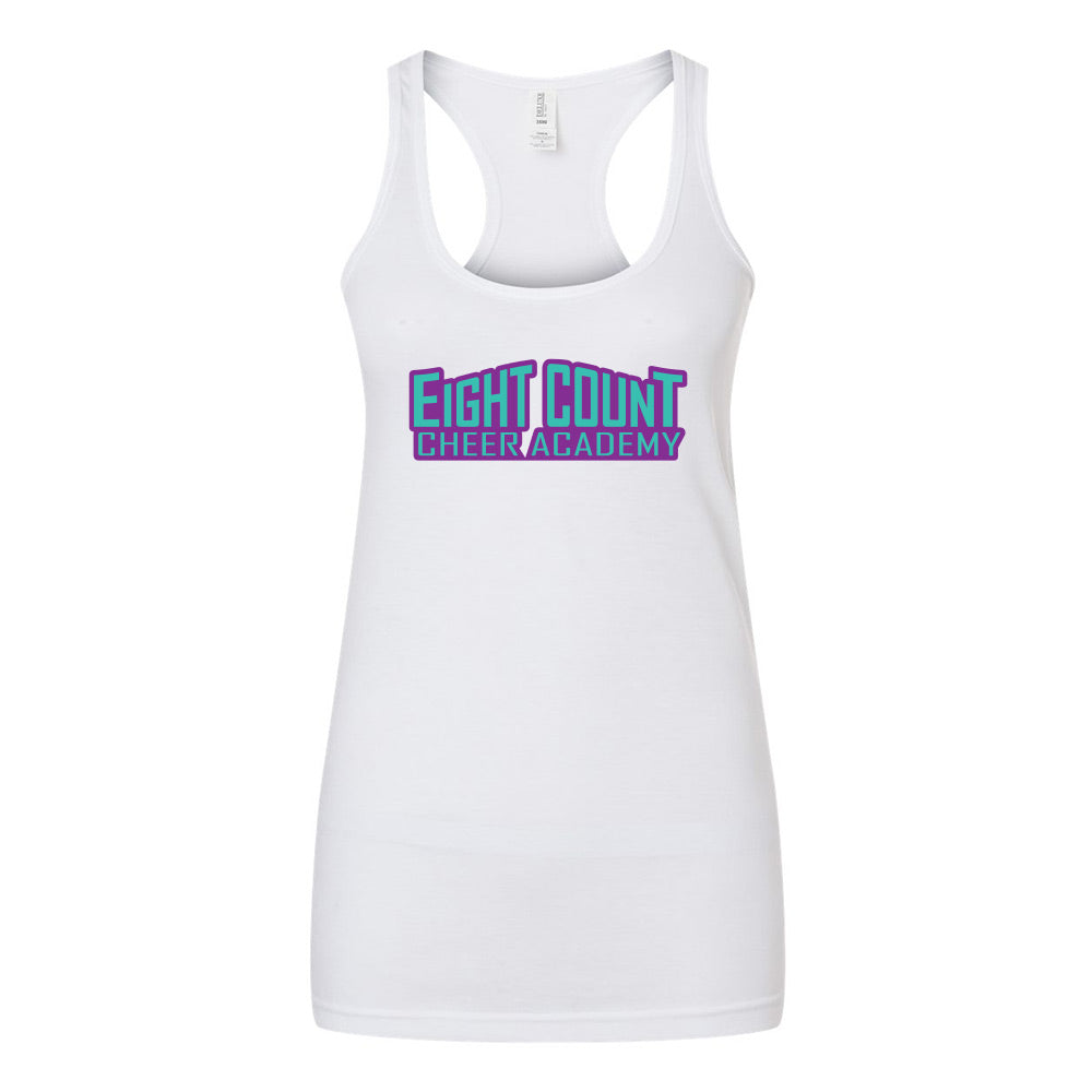 Eight Count Cheer Ladies' Racerback Blend Tank