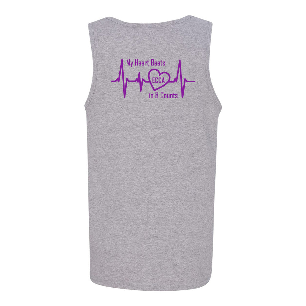 Eight Count Cheer Adult Heavy Cotton™ Tank Top