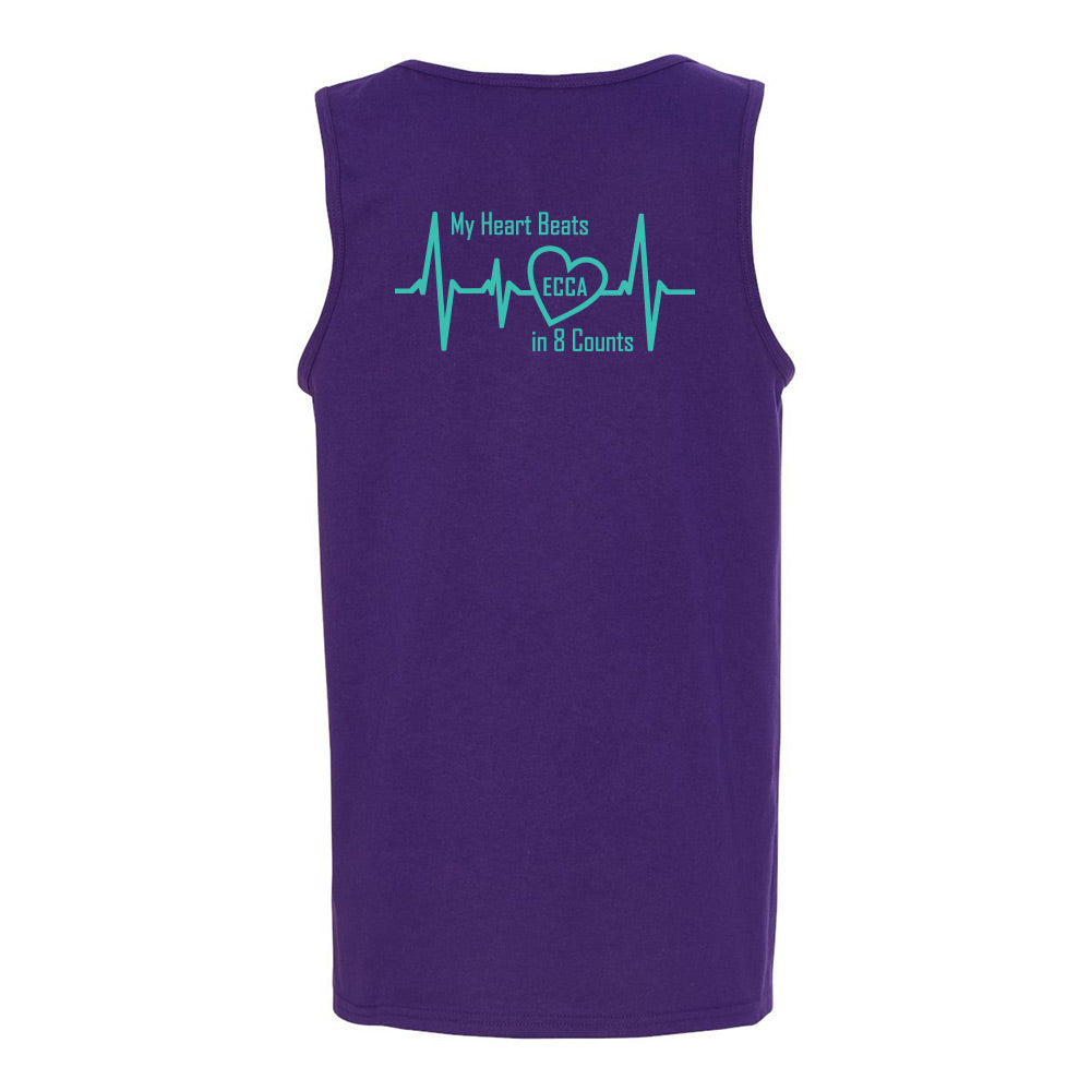 Eight Count Cheer Adult Heavy Cotton™ Tank Top