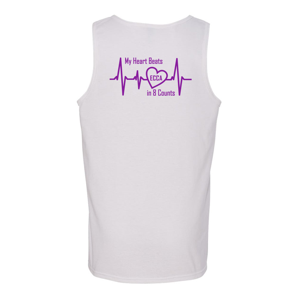 Eight Count Cheer Adult Heavy Cotton™ Tank Top