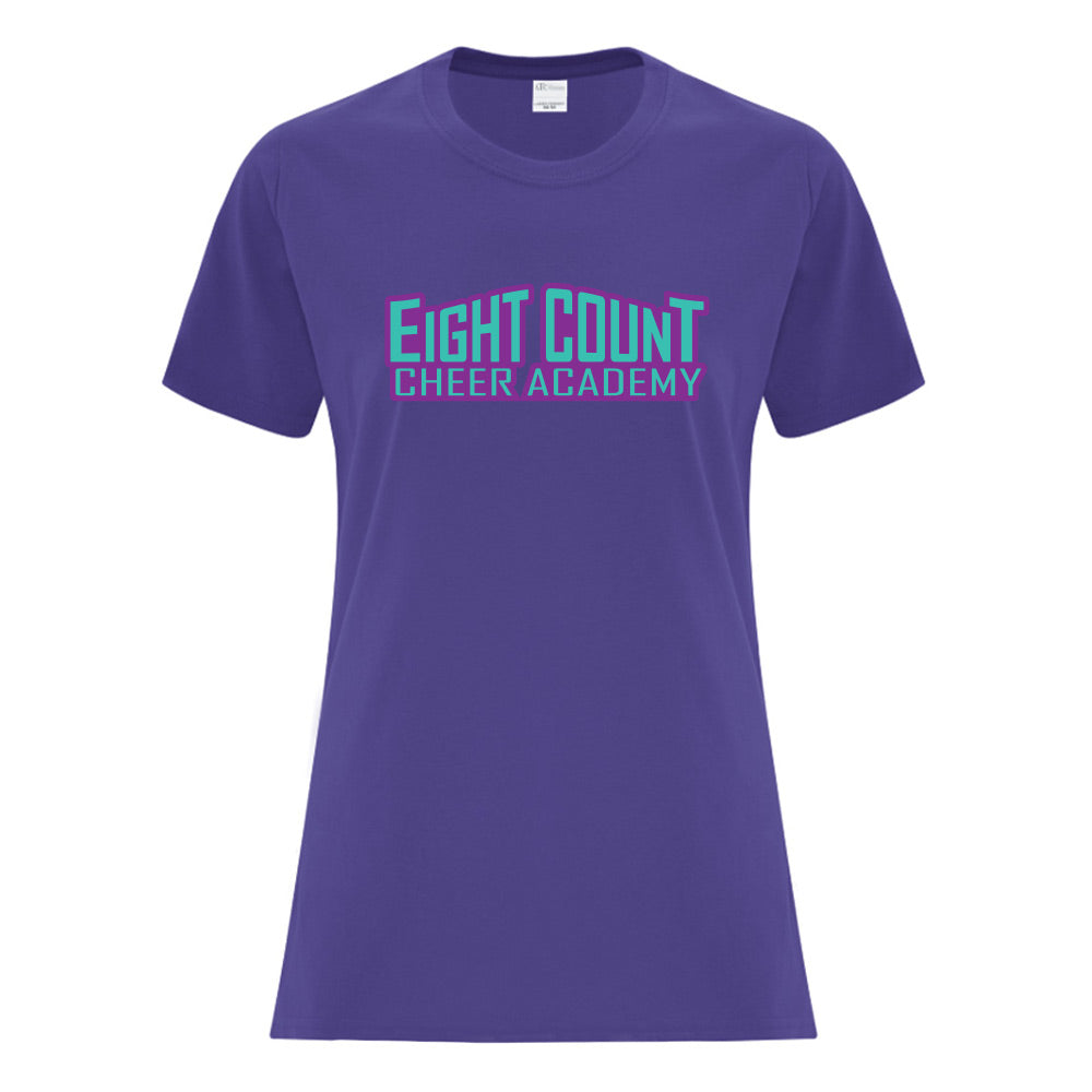 Eight Count Cheer Ladies' Cotton T-Shirt