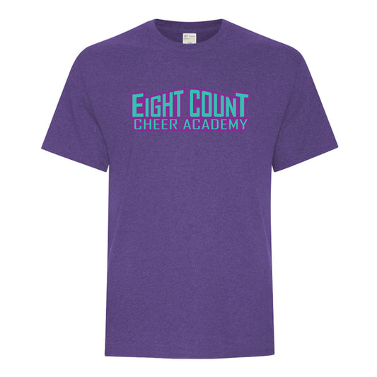 Eight Count Cheer Adult Cotton T-Shirt