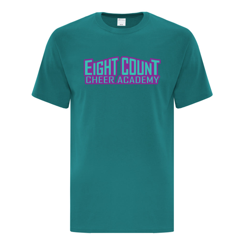Eight Count Cheer Adult Cotton T-Shirt