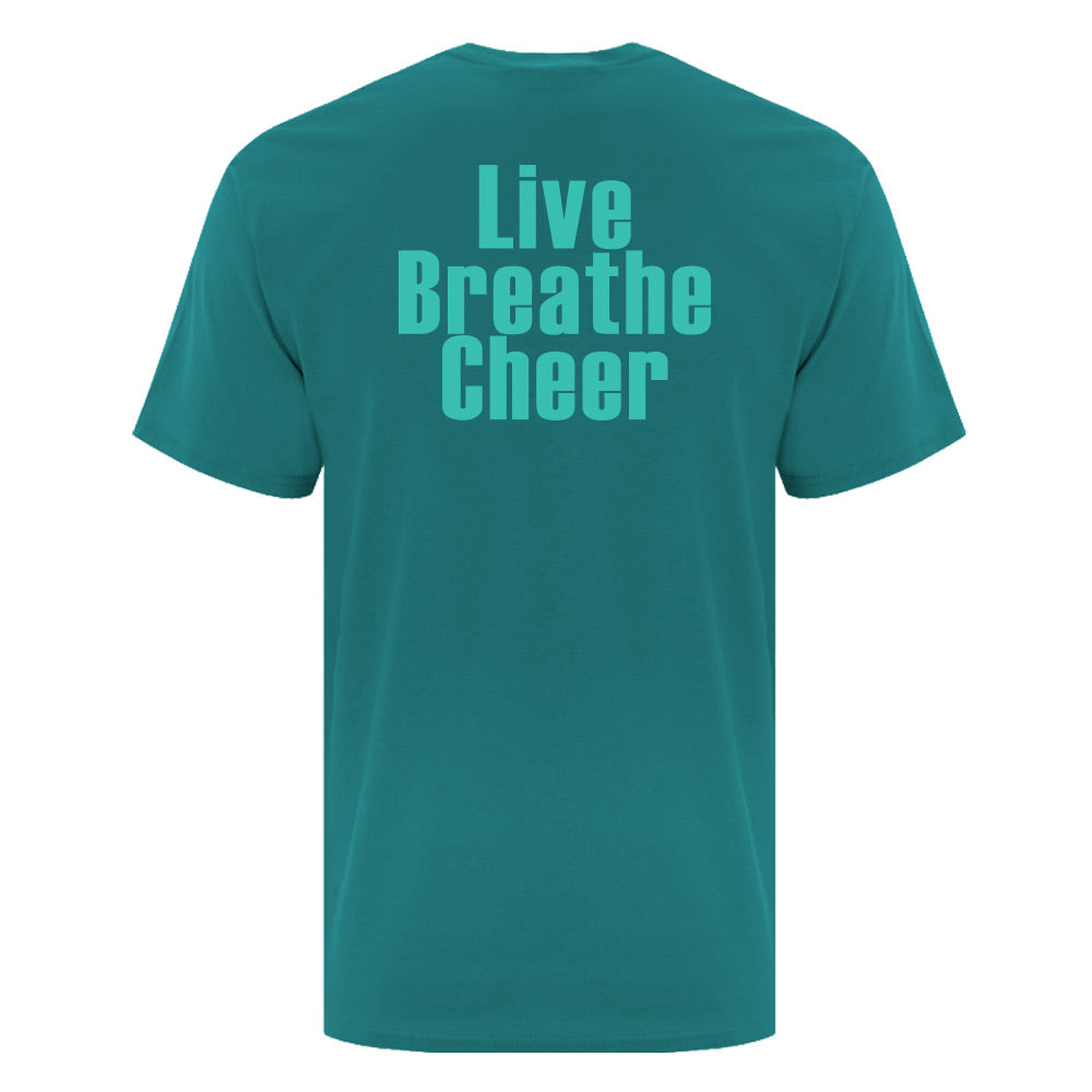Eight Count Cheer Adult Cotton T-Shirt