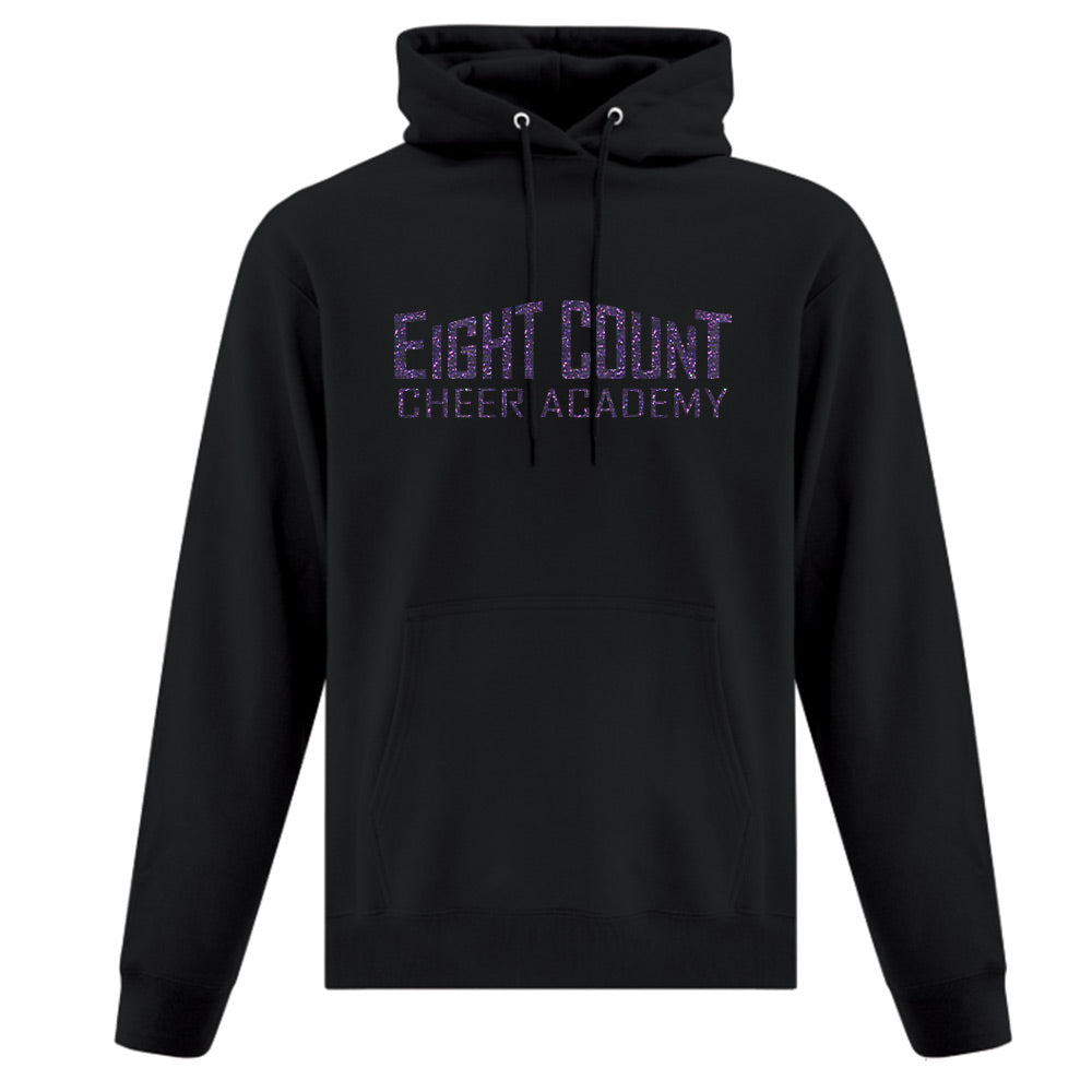 Eight Count Cheer Adult Sparkle Fleece Hooded Sweatshirt