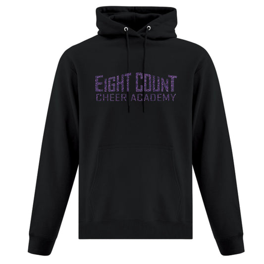 Eight Count Cheer Adult Sparkle Fleece Hooded Sweatshirt