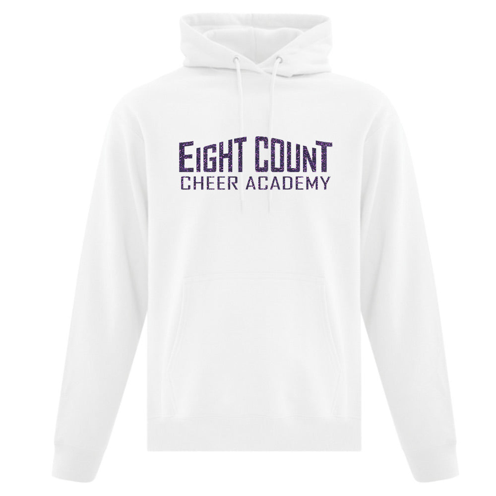 Eight Count Cheer Adult Sparkle Fleece Hooded Sweatshirt