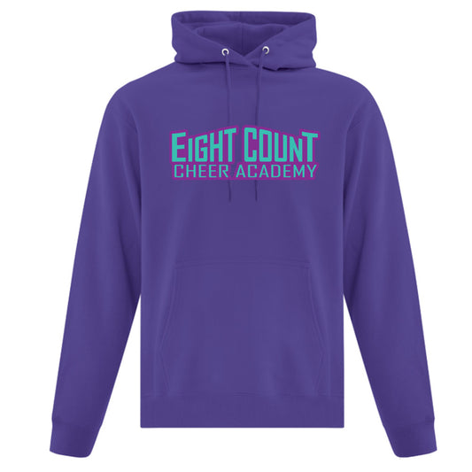 Eight Count Cheer Adult Fleece Hooded Sweatshirt
