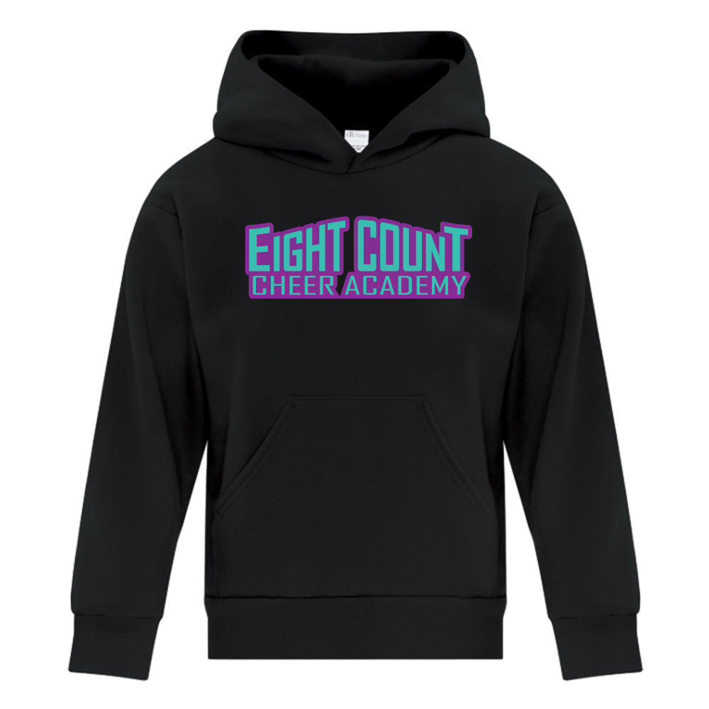 Eight Count Cheer Youth Fleece Hooded Sweatshirt