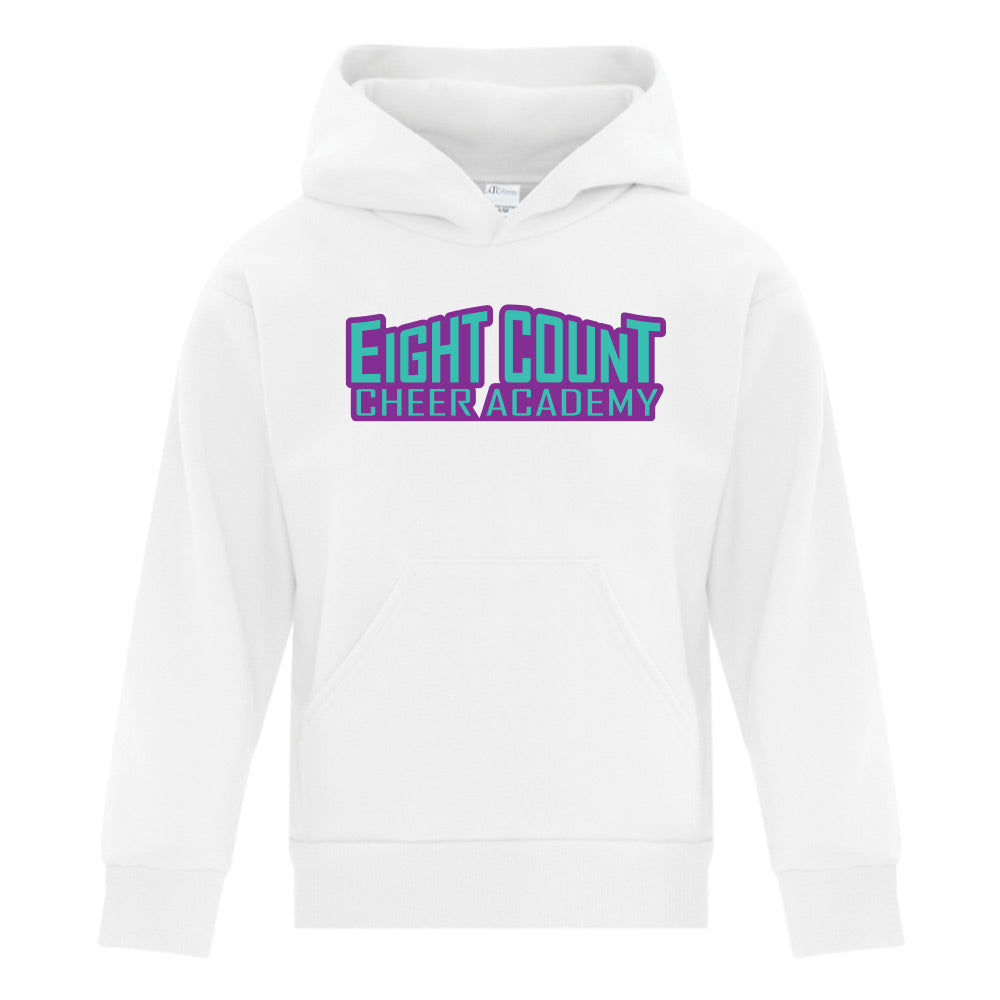 Eight Count Cheer Youth Fleece Hooded Sweatshirt