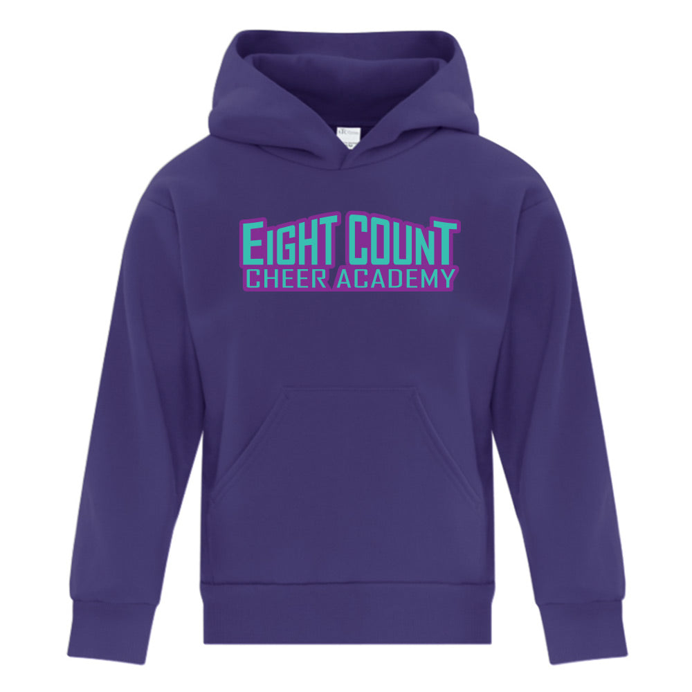 Eight Count Cheer Youth Fleece Hooded Sweatshirt
