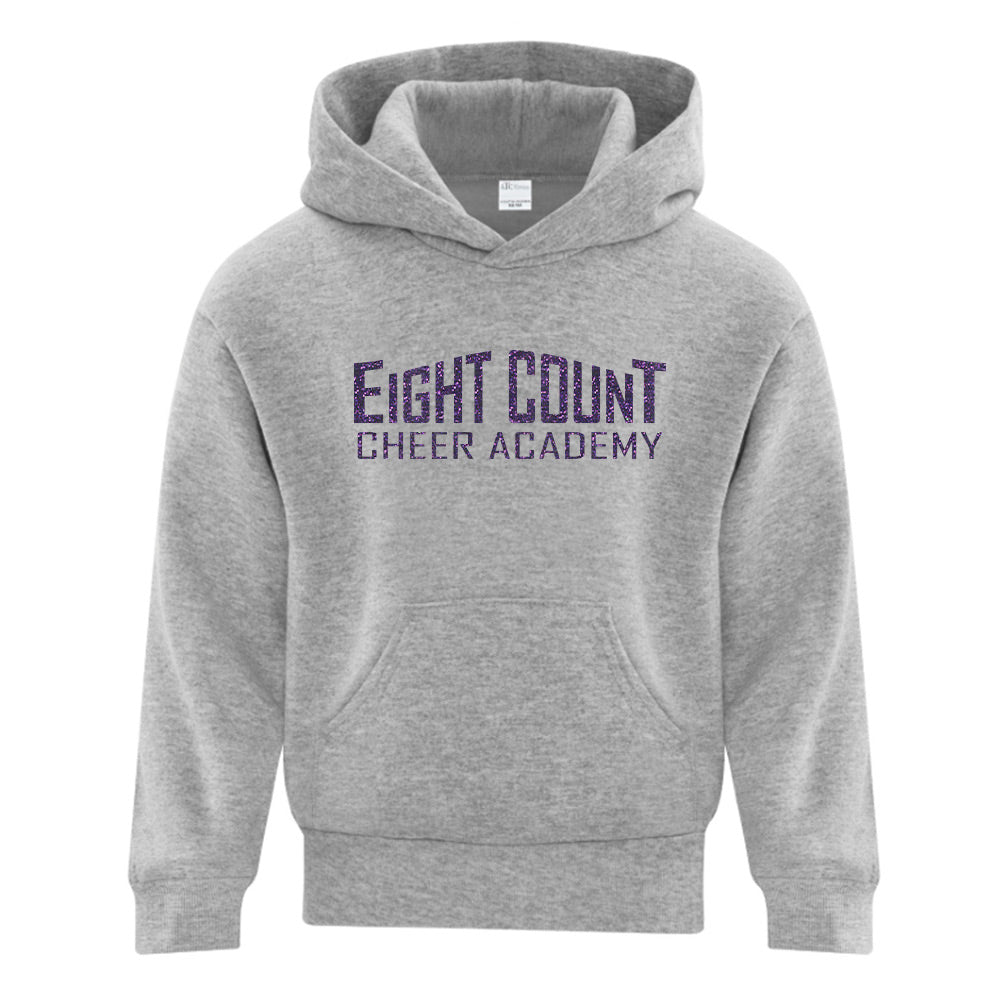Eight Count Cheer Youth Sparkle Fleece Hooded Sweatshirt