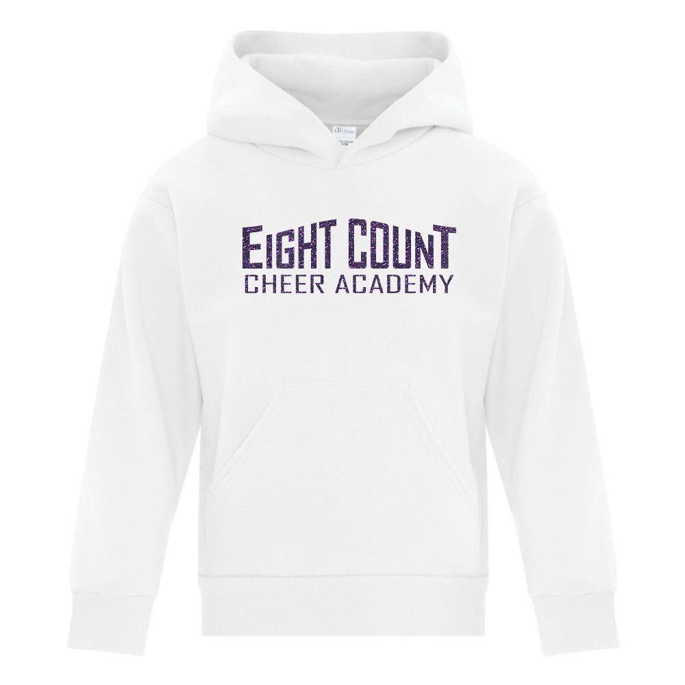 Eight Count Cheer Youth Sparkle Fleece Hooded Sweatshirt