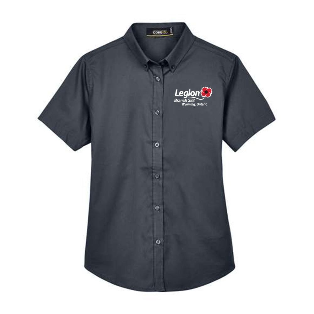 Wyoming Legion Branch 388 Ladies' Short Sleeve Twill Shirt