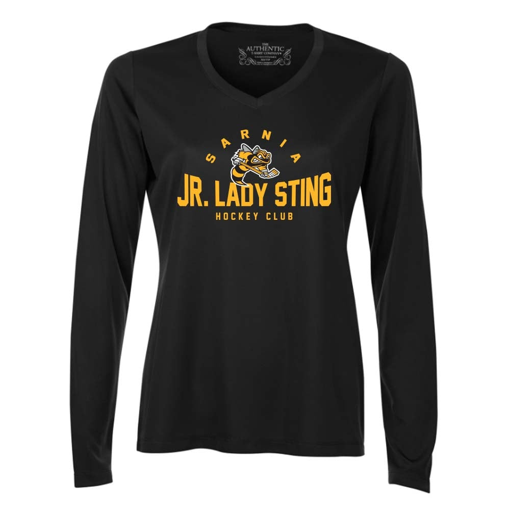 Jr Lady Sting Ladies' Pro Team Long Sleeve V-Neck