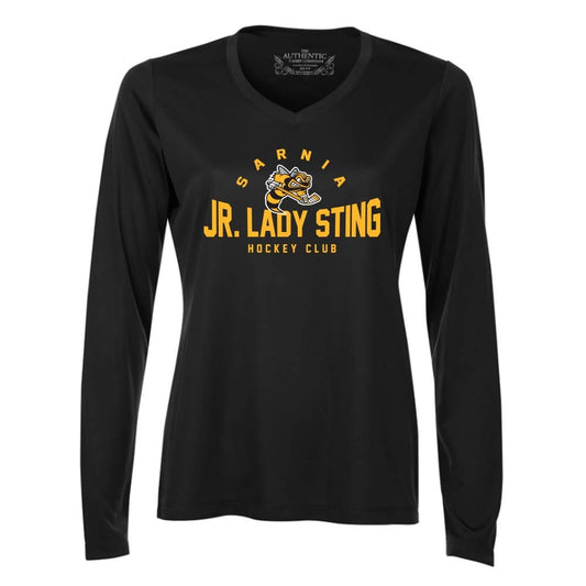 Jr Lady Sting Ladies' Pro Team Long Sleeve V-Neck