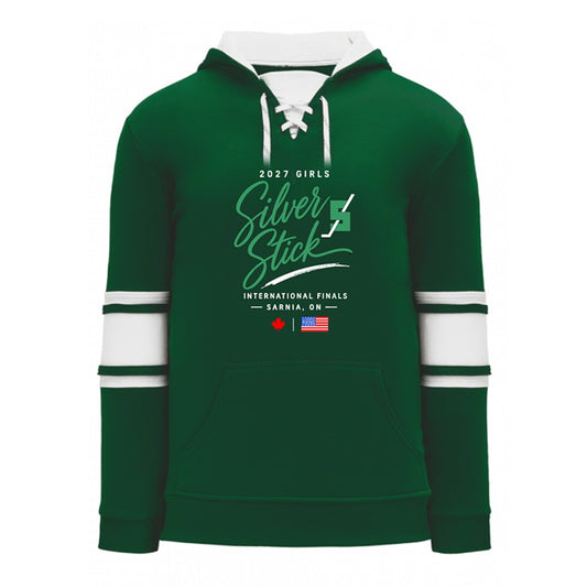 Girls Silver Stick 2027 Tournament - Youth Two-Tone Hoodie