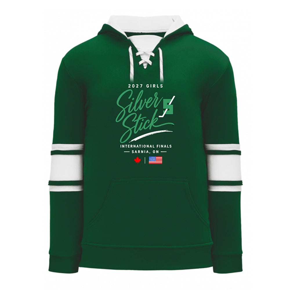 Girls Silver Stick 2027 Tournament - Adult Two-Tone Hoodie