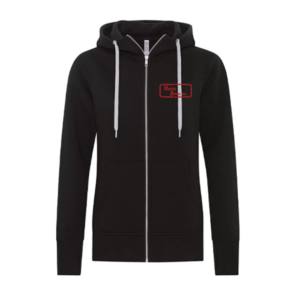 Huron Alloys Ladies' EsActive Core Full Zip Hooded Sweatshirt