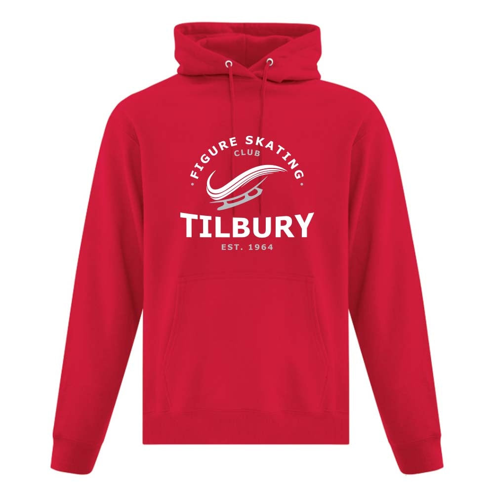 Tilbury Figure Skating Adult Fleece Hooded Sweatshirt (Alt. Logo)