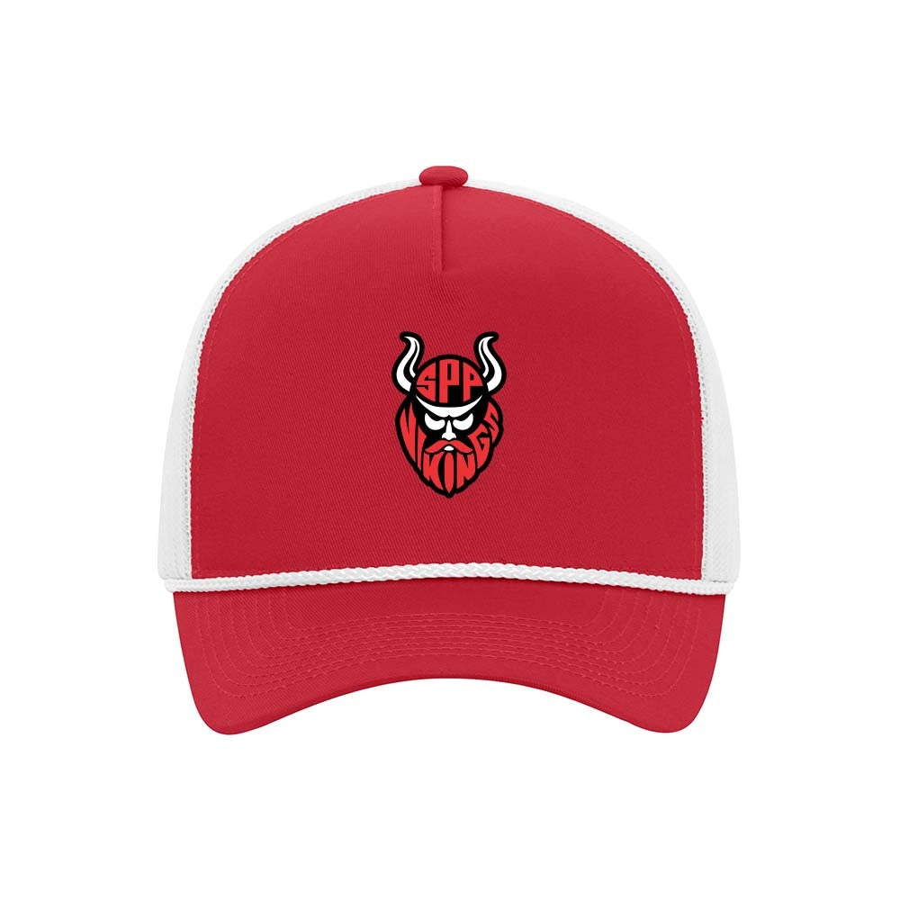 St Philip Cotton Twill 5-Panel Trucker Rope Cap