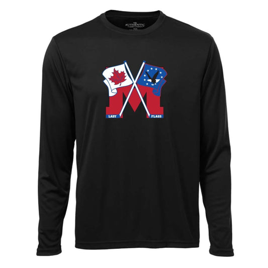Mooretown Lady Flags Adult Pro Team Long Sleeve