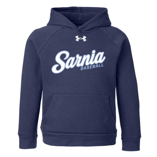 Sarnia Brigade Youth Twill Under Armour Hooded Sweatshirt