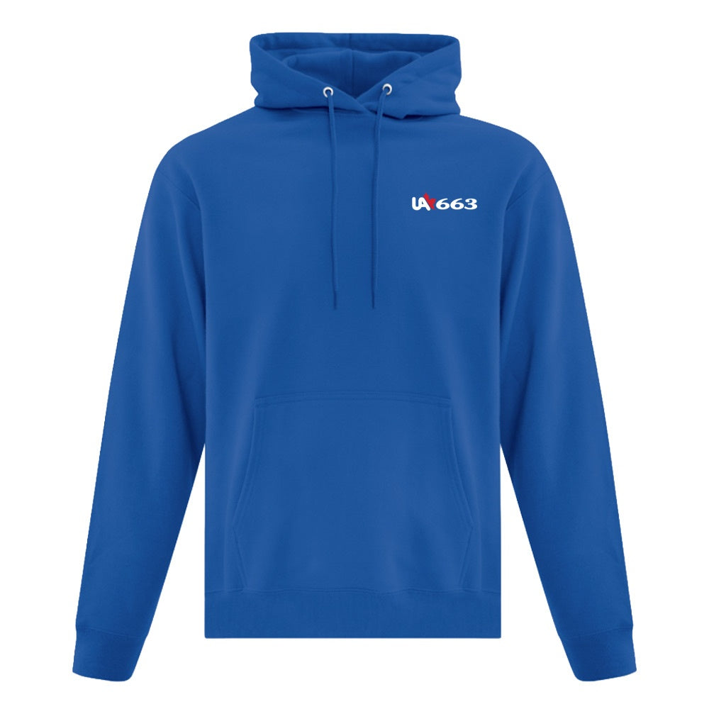 Local 663 Adult Fleece Hooded Sweatshirt