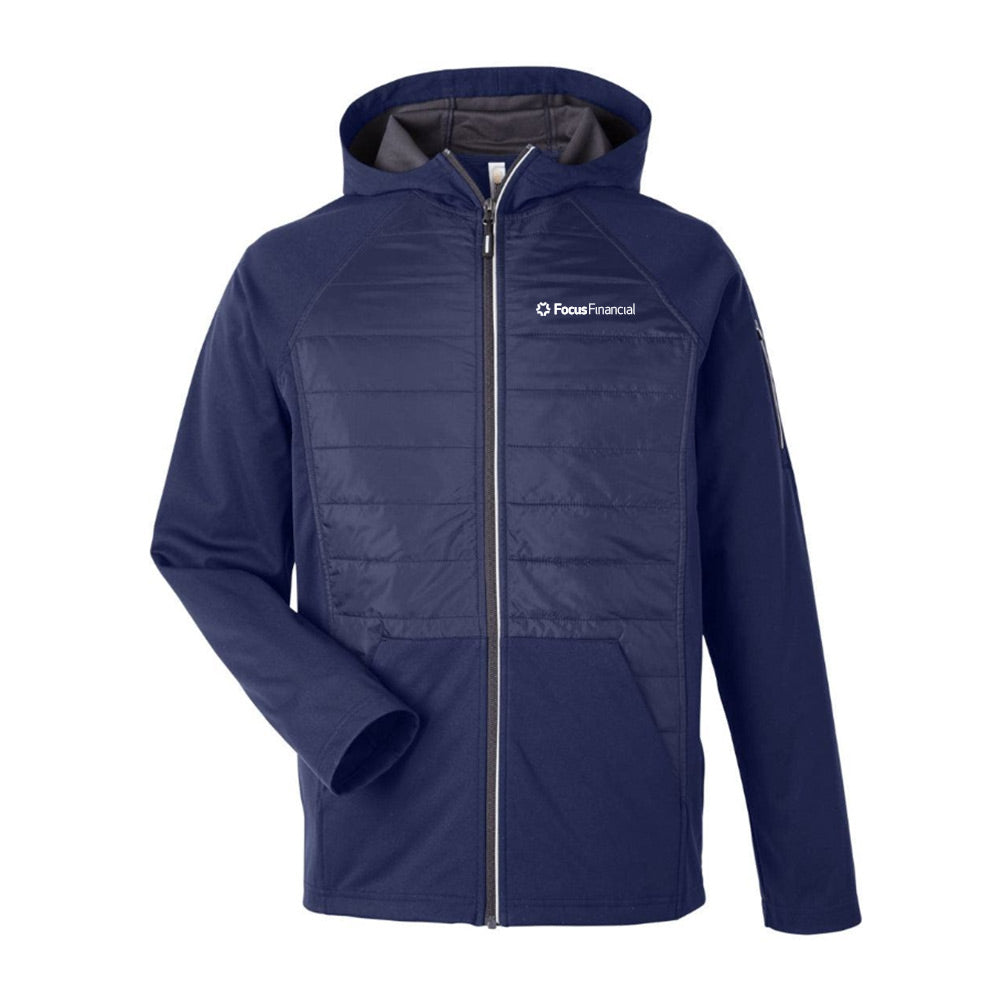 Focus Financial Adult Techno Lite Hybrid Hooded Jacket